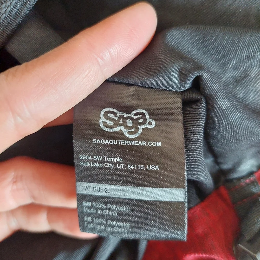 Saga Outerwear Fatigue 2L Ski‎ and Snowboard Winter Coat Jacket Size XL